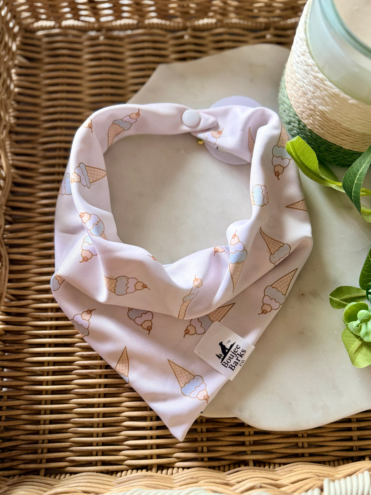Boujee Barks Bandana Ice Cream