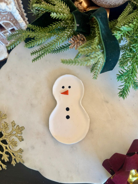 Snowman Trinket Dish